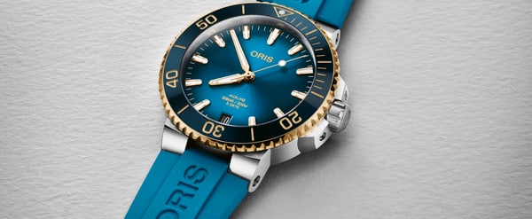 Aquis Date Calibre 400 - 01 400 7769 6355-07 4 22 75FC | Oris